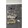 Image 9 : Assorted Costume Jewelry Including Bracelets, Earrings, Watch & More 