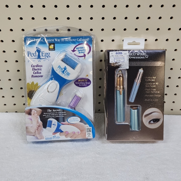 NIB: Ped Egg Power Callus Remover and Eyebrow Hair Remover