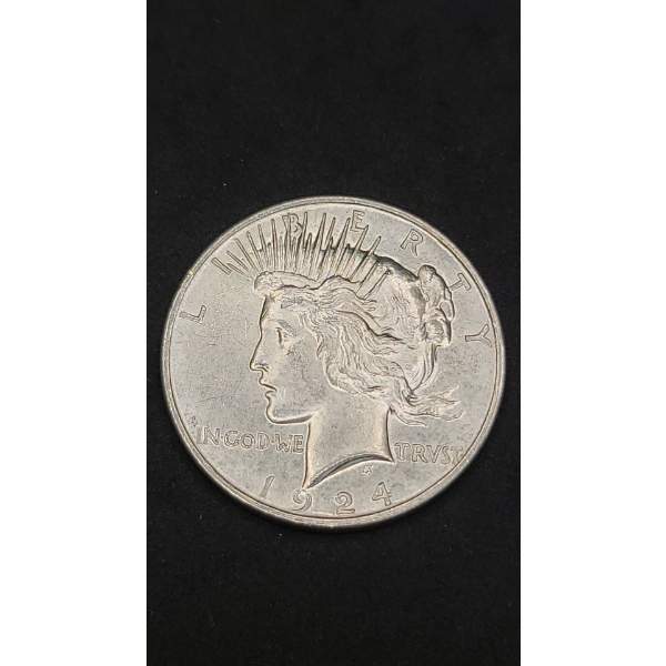 1924 90% Silver Peace Dollar 
