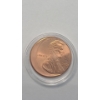 Image 1 : 2000 Lincoln Memorial Cent With Off-Center Strike Error In Coin Capsule