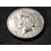 Image 2 : 1923-D United States Silver Peace Dollar ~ In Great Condition With Unique Toning At Neck