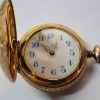 Image 2 : Beautiful Vintage Gold-Tone Pocket Watch - Damaged Glass and Back, See Photos 