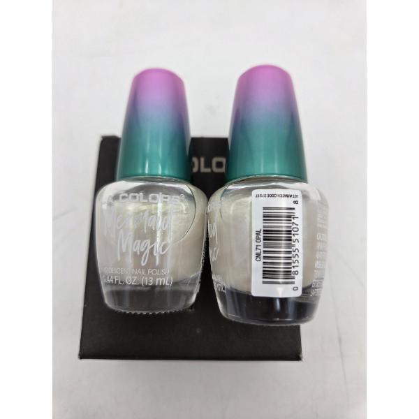 Brand New 2 Pack Of Beautiful L.A. Colors Opal Mermaid .44 Fl Oz. Nail Polish 