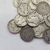Image 2 : $2.50 Face Value of Assorted Years Mercury & Barber U.S. 90% Silver Dimes 