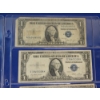 Image 3 : (8) U.S. $1 Blue Seal Silver Certificates: 1935 E & D