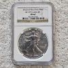 Image 1 : NGC MS69 Graded 2018(W) .999 Fine Silver 1oz. Eagle
