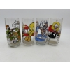 Image 1 : Pepsi Collector Series Looney Toons Glass Cups - Tweety - Daffy - Porky Pig - Bugs Bunny - Sylvester