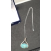 Image 6 : Sterling Silver & Turquoise Necklace - Total Weight: 13.9g