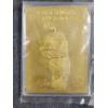 Image 3 : 22K Gold Foil Babe Ruth Trading Card In Original Box & With Certificate 