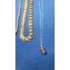 Image 3 : Assorted Sterling Silver Necklaces & Pendant With Purple Stone - Total Weight: 111.1g