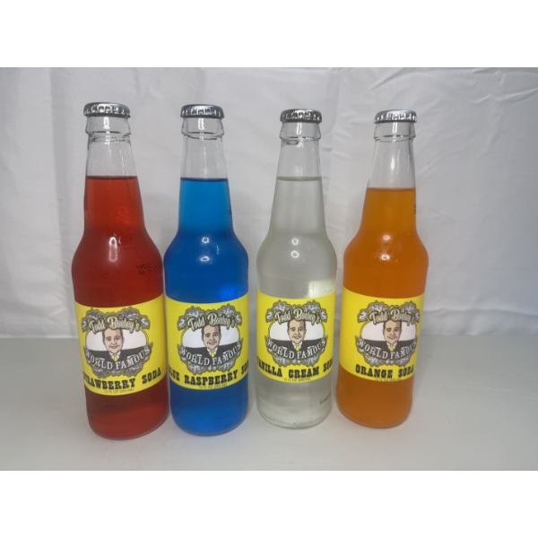 4 - Todd Bosley's World Famous Bottled Sodas - Brand New & Delicious