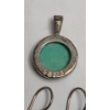 Image 7 : Assorted Sterling Silver Earrings & Necklace Pendant - Total Weight: 15.7g