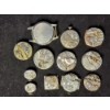 Image 7 : Lot of 12 Assorted Watch Heads & Mechs From Various Companies & Sizes