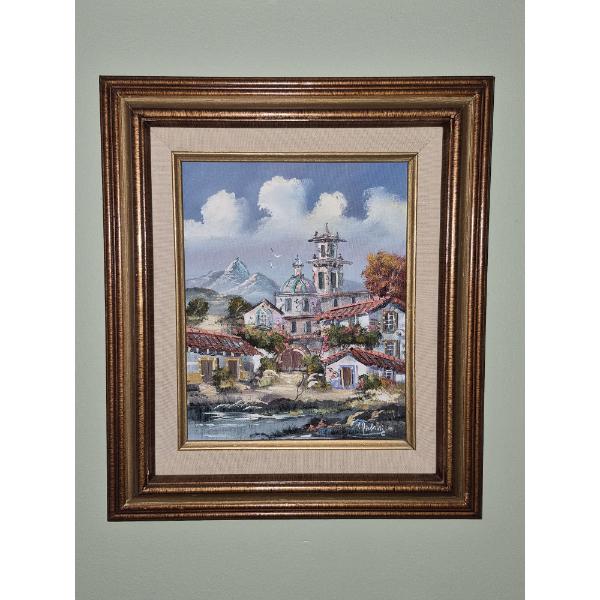 PICKUP IN NORTHFIELD - B/L:  1st Of 4 Signed Oils On Canvas: 13 x 15 O/A Image Is 9.5" x 7.5" 