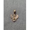 Image 2 : Stunning 10K Gold Diamond Eagle Pendant - 7.4 Grams - Marked 10K Gold 