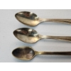 Image 3 : 3 Silver-Plated Baby Spoons & Gold-Filled Pin 