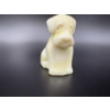 Image 4 : Degenhart Dogs - Ivory - Adorable Uranium Glass Dog Figurine - ~2.5 inches 