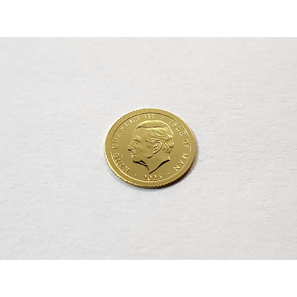 2025 Isle of Man 1/64 oz .999 Gold Noble Proof