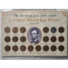 Image 2 : Two Collectible Penny Displays With $10 in Asstd. $1 Coins- 1909 VDB Penny & Last 20 Years of Wheats