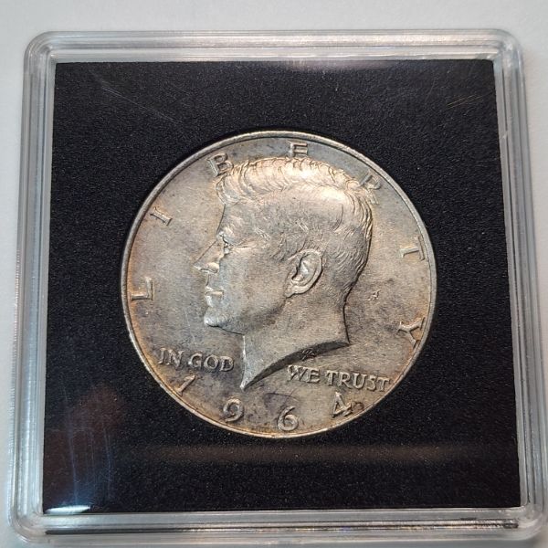United States 1964 90% Silver Kennedy Half Dollar 