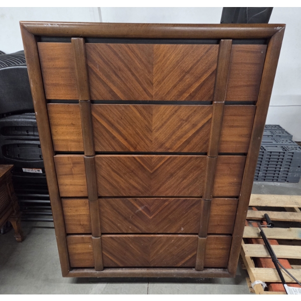 Solid Wood 5 Drawer Chest Of Drawers 51''x36''x17'' -No Shipping Available