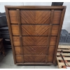 Image 1 : Solid Wood 5 Drawer Chest Of Drawers 51''x36''x17'' -No Shipping Available