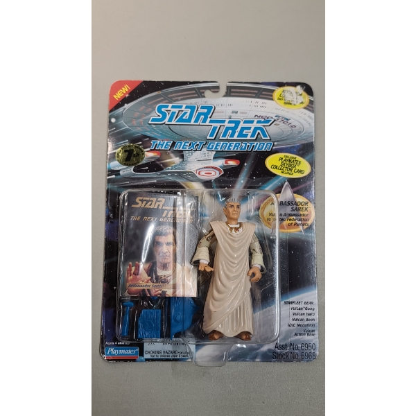 Factory Sealed 1994 Playmates Toys "Ambassador Sarek" Star Trek: The Next Generation Action Figure