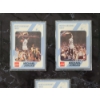 Image 4 : Six 1989 Collegiate Collection Michael Jordan Basketball Trading Cards on Nice Display 
