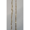 Image 4 : 14K Yellow Gold Twisted 18" Herringbone Necklace - Weight: 2.8g