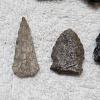 Image 6 : EARLY AMERICAN! Antique Assortment of Native American Stone Artifacts including Arrow/Spear Heads