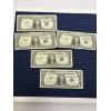 Image 1 : One Dollar Silver Certificates Blue Seal - 5 Total - 1957 A (4)- 1957