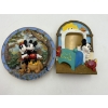 Image 1 : Minnie & Mickey & Pluto Decorative Plate with hanging Chain - Mickey in in bed photo frame