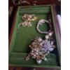 Image 3 : Wood Box With Great Collection Of Costume Jewelry And Watch Group