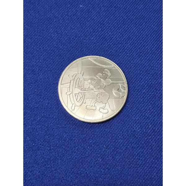 1928 DISNEY Mickey Mouse "Steamboat Willie" 1 oz Fine Silver Round - Mint Condition