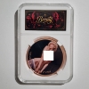 Image 1 : 1 Oz .999 Fine Copper Colorized Beauty Round in Slab Case