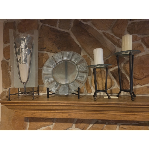 Stunning Large Scale Mantle Decor