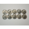 Image 1 : x10 Assorted Years Kennedy Half Dollars 40% Silver Face Value $5.00