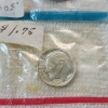 Image 2 : Lot of Assorted U.S. Coins from Uncirculated Coin Set - Includes a 1962 90% SILVER DIME! 
