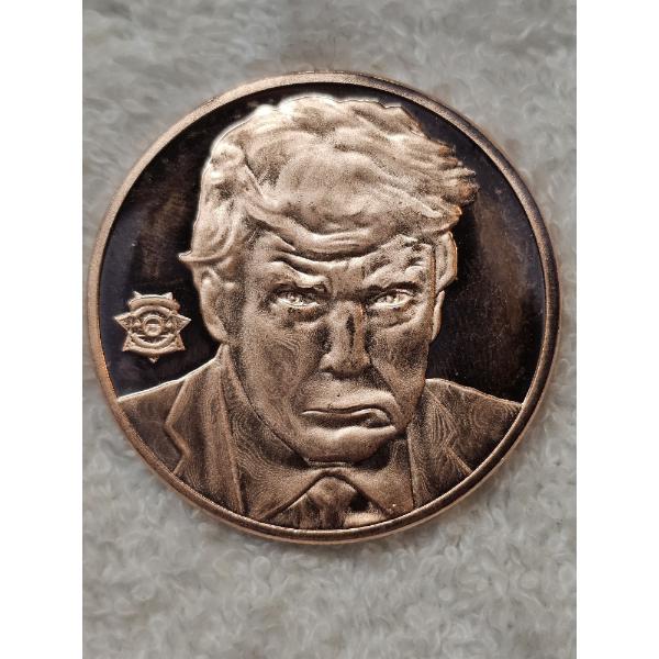 Donald Trump Mugshot Design 1 oz .999 Fine Copper Bullion Round