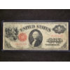 Image 1 : 1917 Large $1 Legal Tender Red Seal Sawhorse - Large Note in Good Condition!