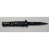 Image 10 : Brand New Falcon "Badass" Spring Assisted Stiletto Knife With 440 Stainless Steel 4" Blade 
