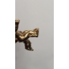 Image 3 : 14K Yellow Gold Gemini Zodiac Pendant With Diamond - Weight: 7g