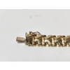 Image 3 : 14K Yellow Gold 7" Fancy Bracelet Total Weight 10.7g