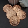Image 3 : Tube of 20 Assorted 1 AVDP oz .999 Copper Rounds - Mint Condition