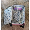 Image 4 : Purple Wheeled Suitcase, Small Backpack And Purses
