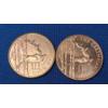 Image 1 : (2) 1 ADVP Oz .999 Fine Copper Rounds - The Ceryneian Hind