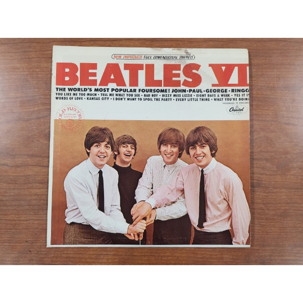 The Beatles VI Vinyl Record in Original Packaging by Capitol Records 