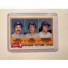 Image 1 : 1981 Topps Fernando Valenzuela ROOKIE Baseball Card In Protective Holder - Mint Condition