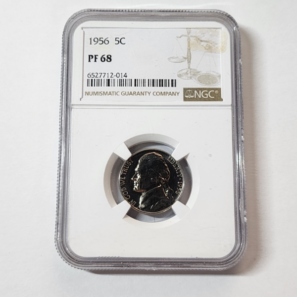 NGC PF68 United States 1956 Jefferson Nickel