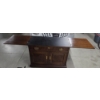 Image 4 : Wonderful Condition Solid Wood 40''x18''x32'' Server With Drawer And 2 Interior Shelves. On Wheels